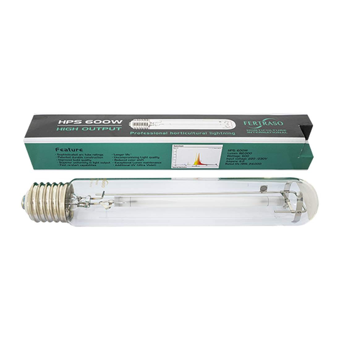 Fertraso 600W HPS - Grow Lampe