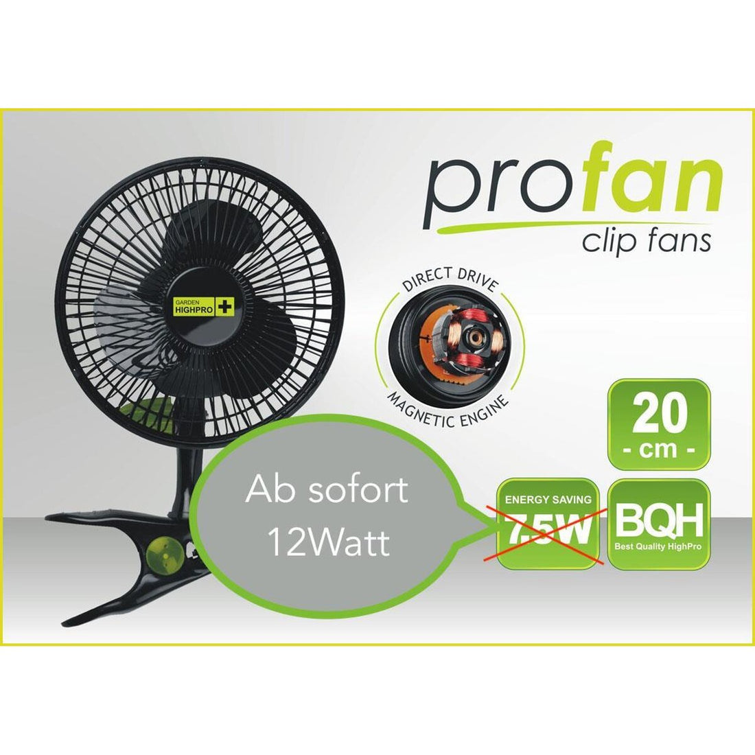 GHP Clip-Ventilator 12 Watt