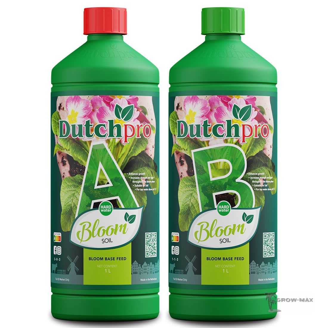 Dutchpro Basisdünger A+B Bloom Soil für hartes Wasser