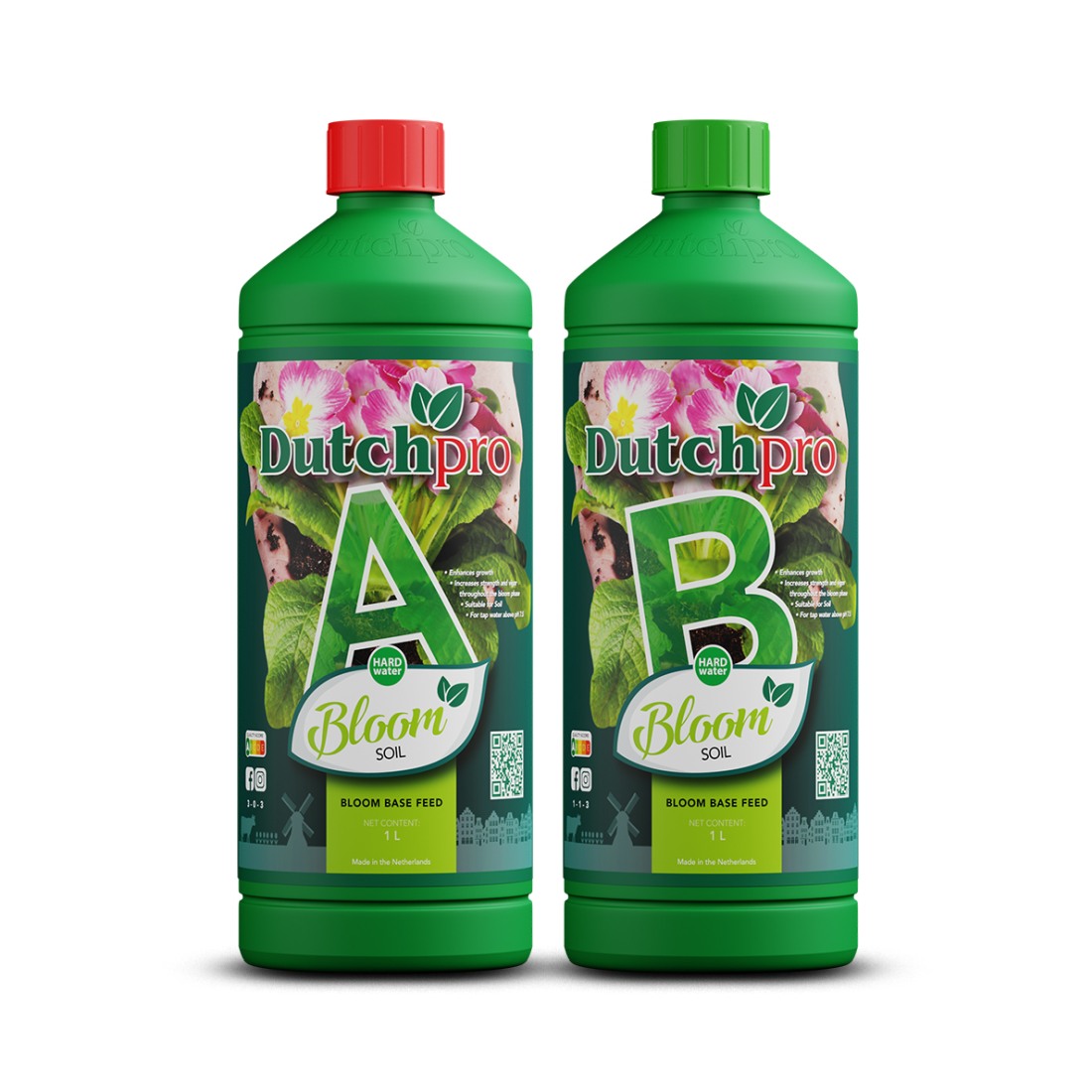 Dutchpro Basisdünger A+B Bloom Soil für hartes Wasser