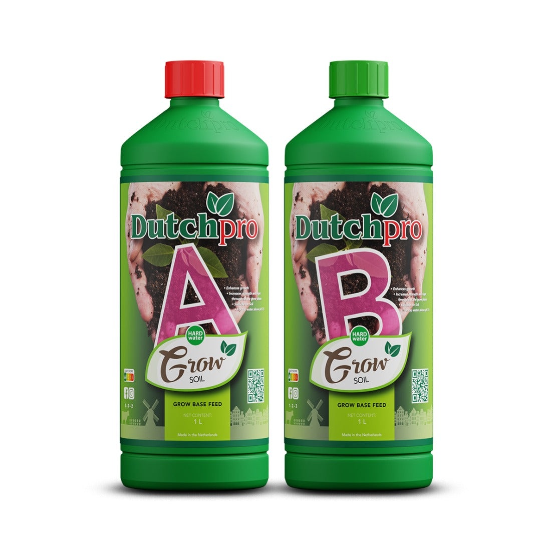 Dutchpro Basisdünger A+B Grow Soil - für hartes Wasser
