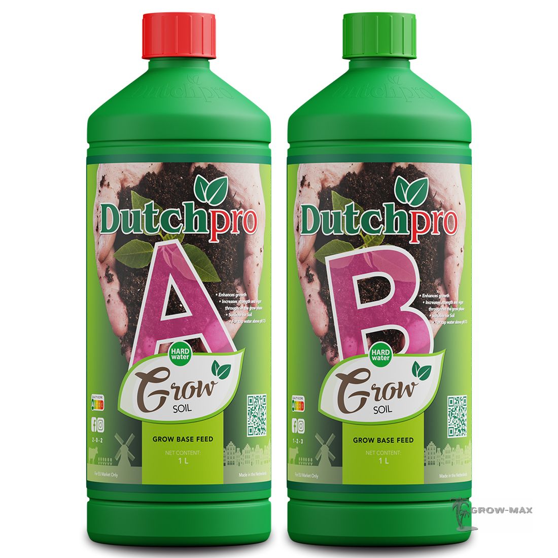 Dutchpro Basisdünger A+B Grow Soil - für hartes Wasser