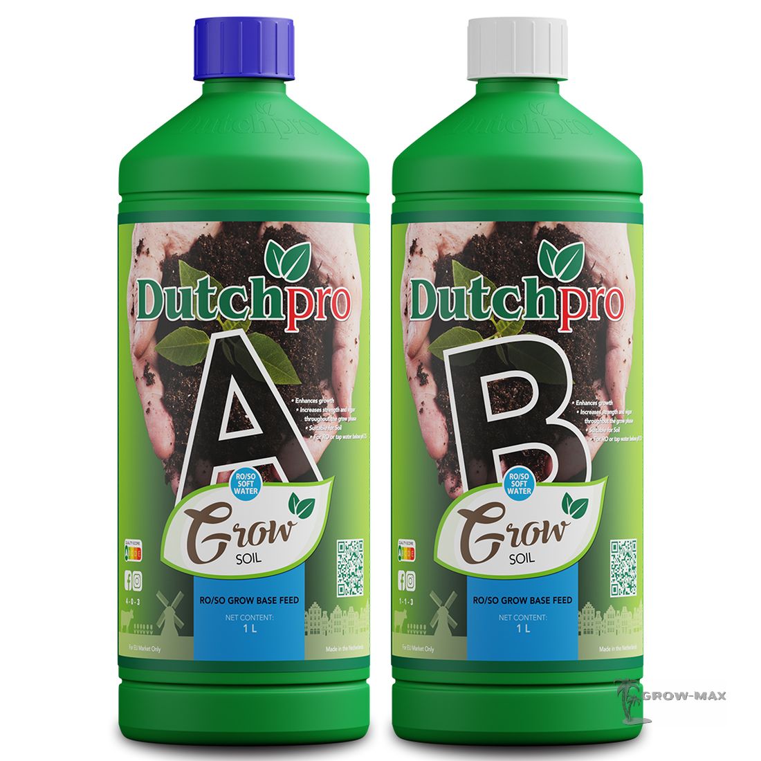 Dutchpro Basisdünger A+B Grow Soil - für RO/weiches Wasser