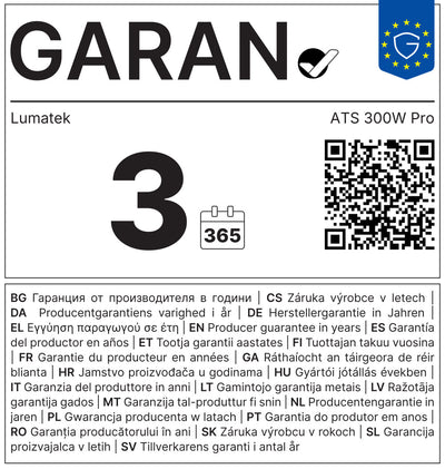 GARAN EU-Garantielabel