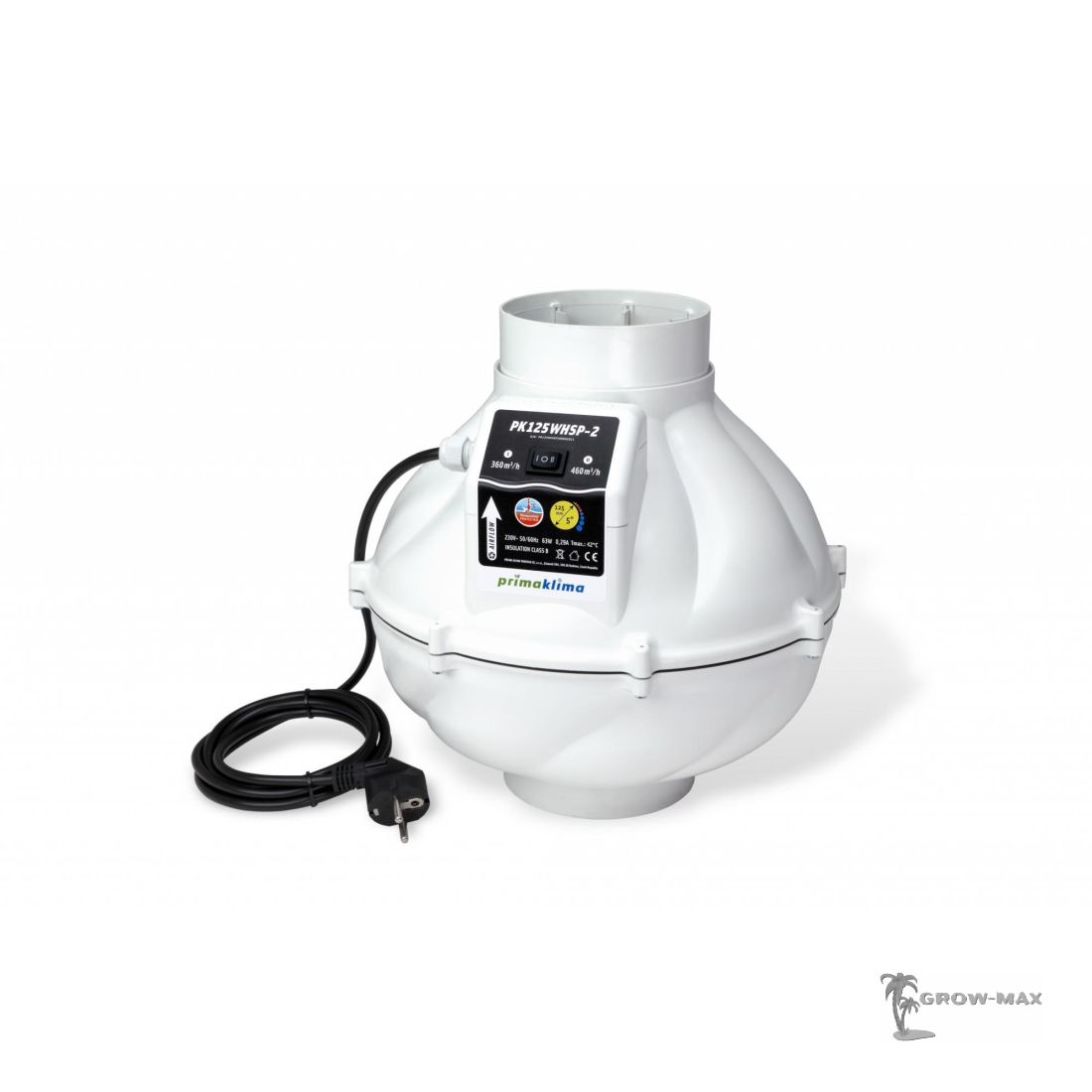 Prima Klima PK125 WHSP-2 360/460m³/h