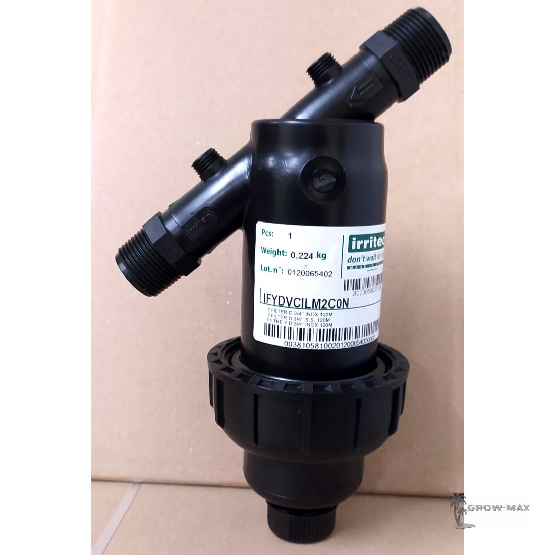 Wasserfilter 2xØ19mm