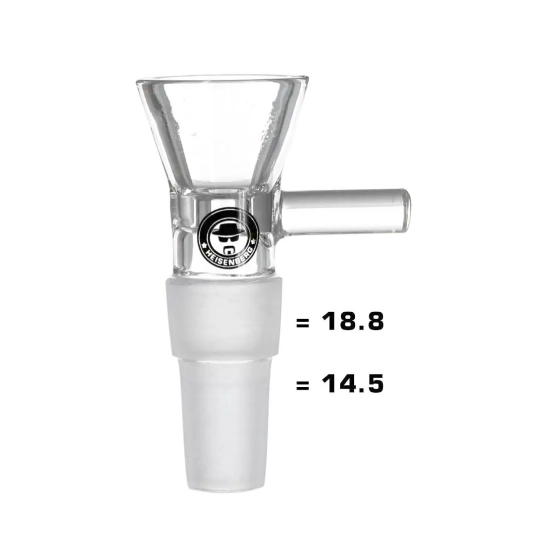 Heisenberg Bongkopf passend für 14.5mm & 18.8mm Schliff