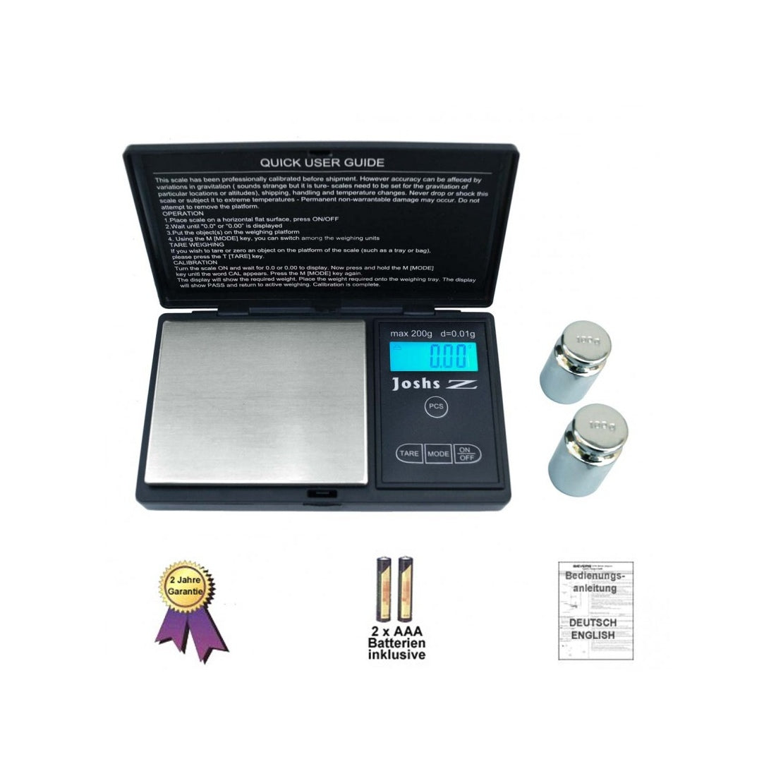 Joshs Digitalwaage Z 200g/0,01g