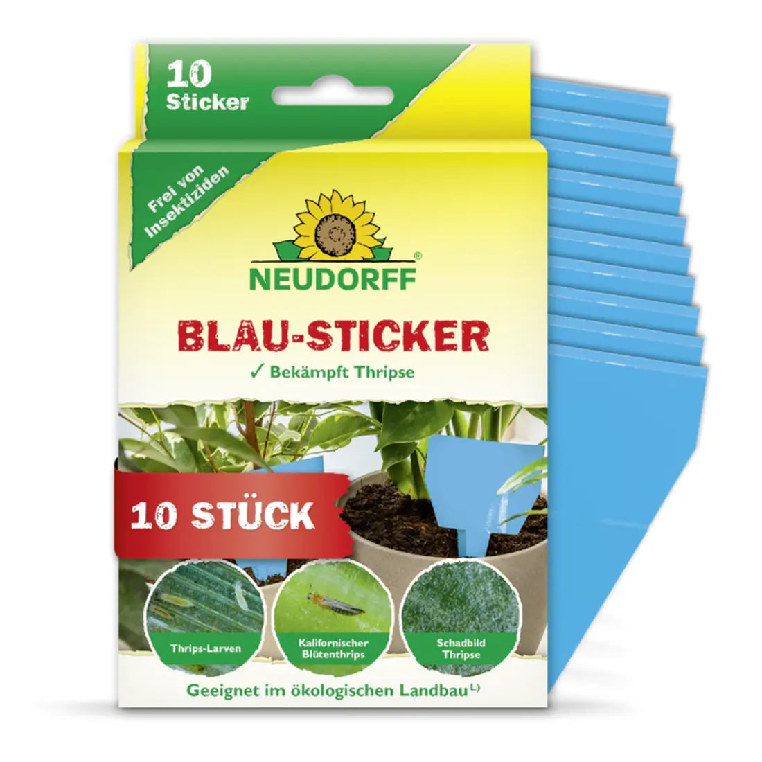 Neudorff Blau-Sticker zur Bekämpfung von Thripse
