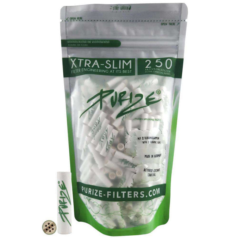 Purize XTRA-SLIM Aktivkohle-Filter 250er Weiss