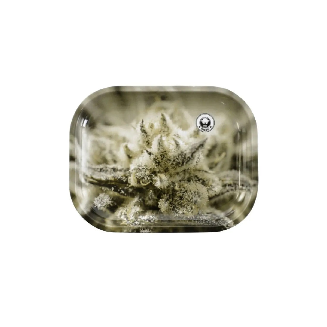 Rolling Tray aus Metall Ganja 18x14 cm