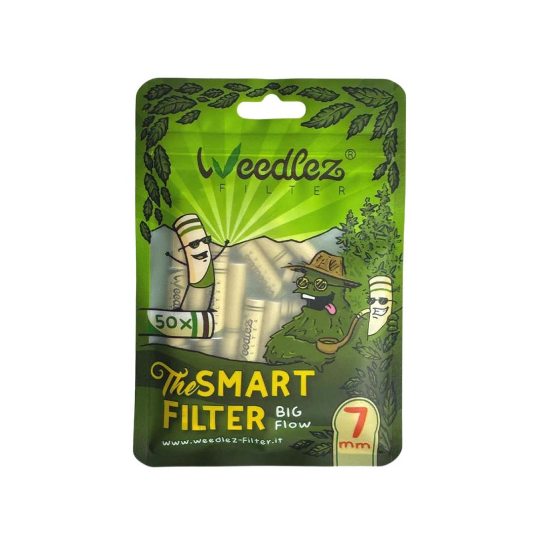 Weedlez 7mm Big Flow Aktivkohlefilter