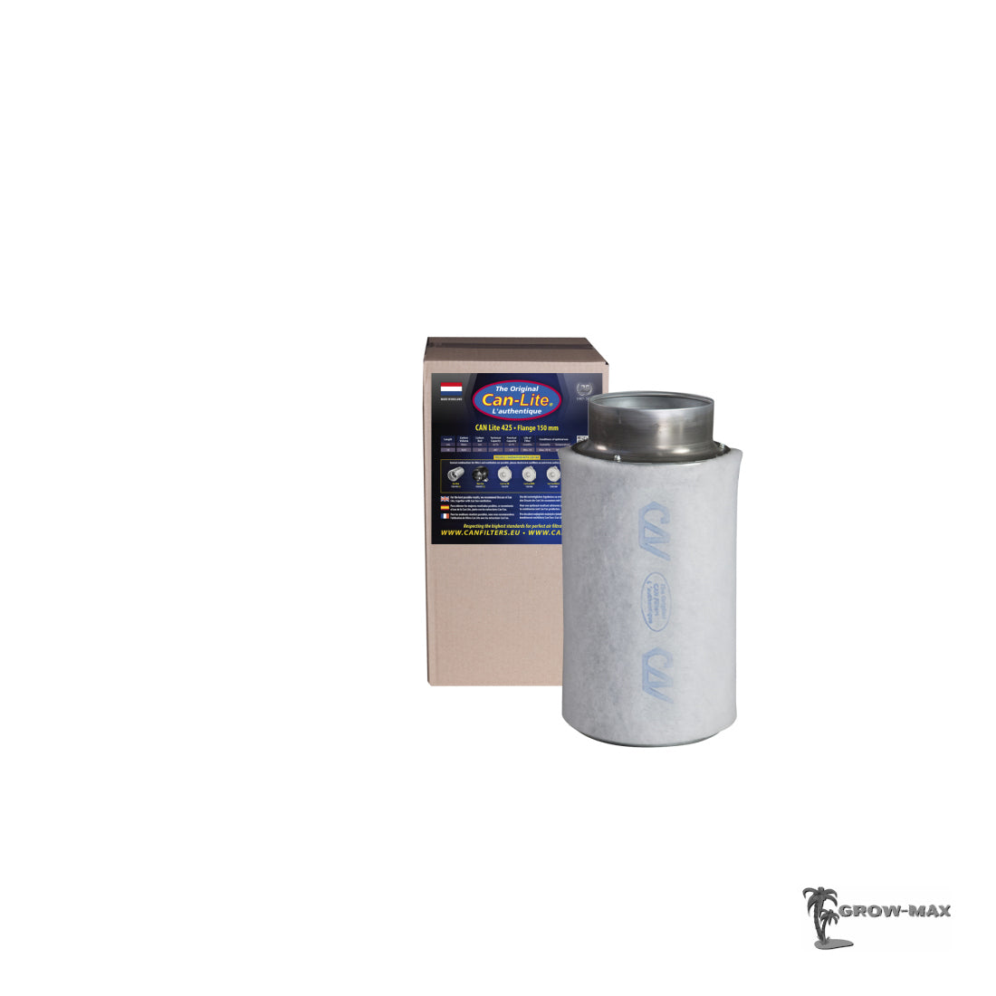 CAN Lite Aktivkohlefilter - 425m³/h Ø125/160mm