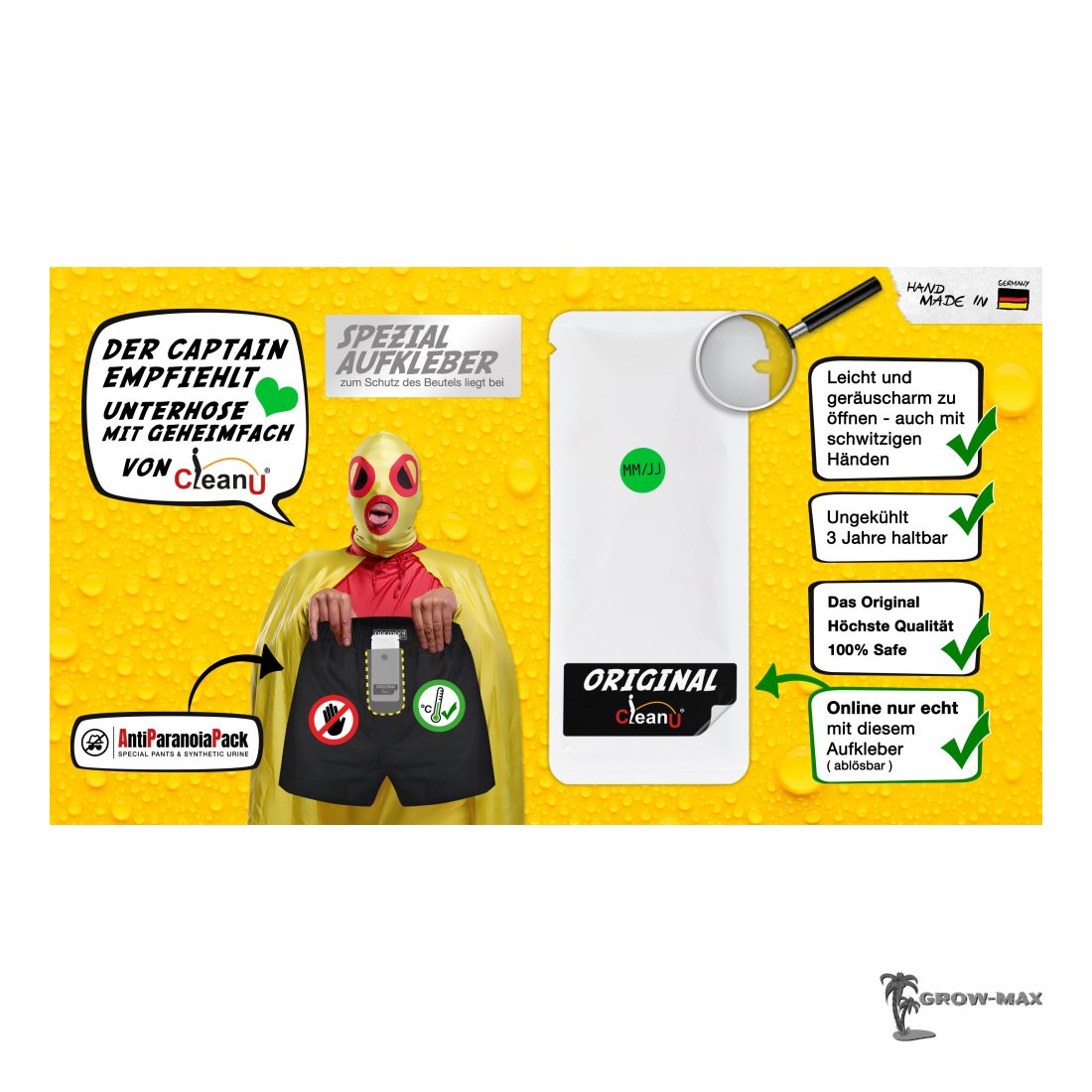 Clean Urin Beschreibung