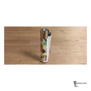 Clipper Feuerzeug - Flowers and Flamingos