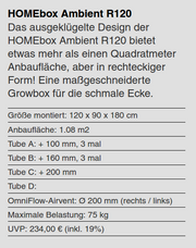 HOMEbox Ambient R240+ 240x120x220cm
