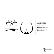 Method Seven Cultivator - LED+ Schutzbrille Rahmen-Details