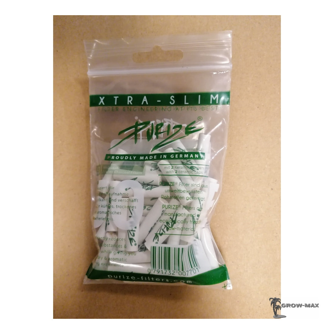 Purize XTRA-SLIM Aktivkohle-Filter 50er